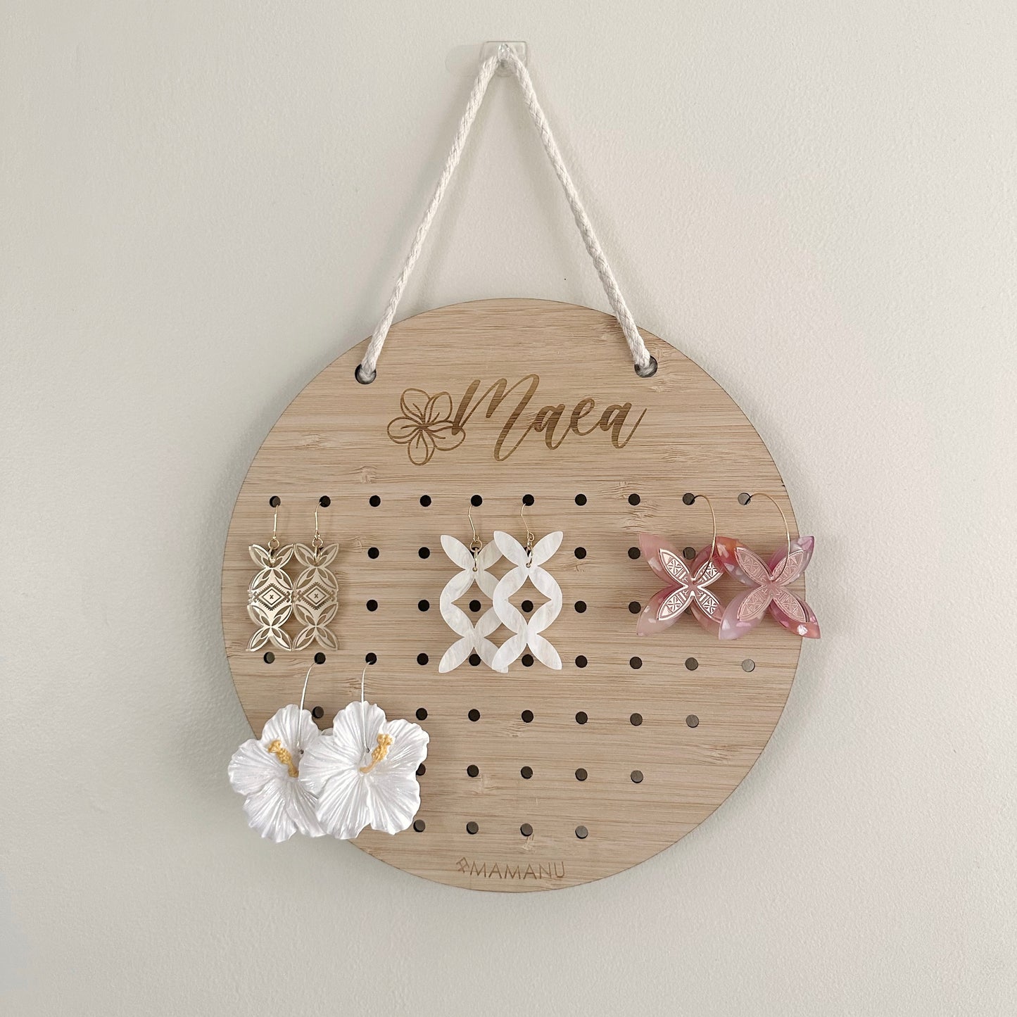 Personalised Hanging Earring Holder