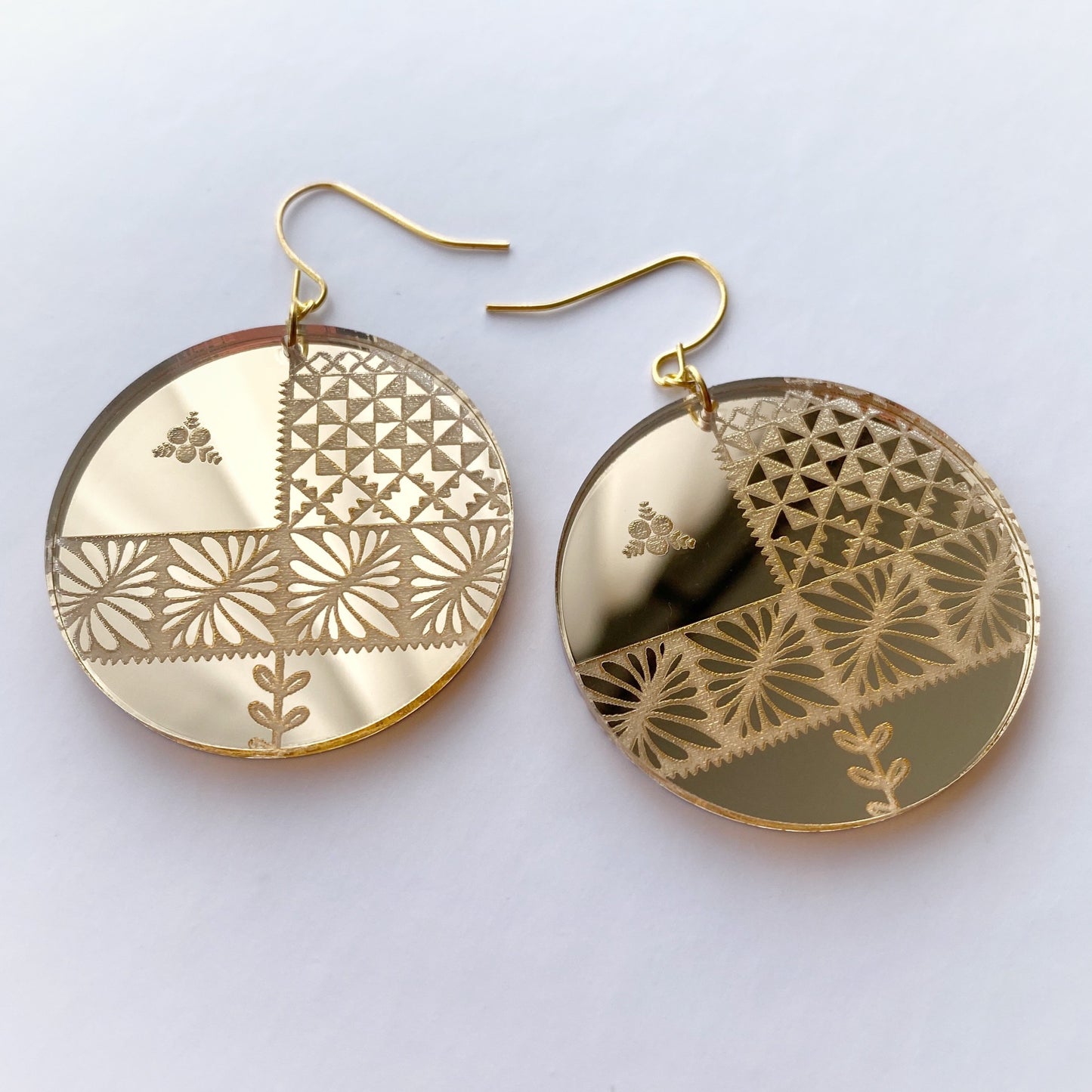 Classic Ngatu Earrings (Gold)