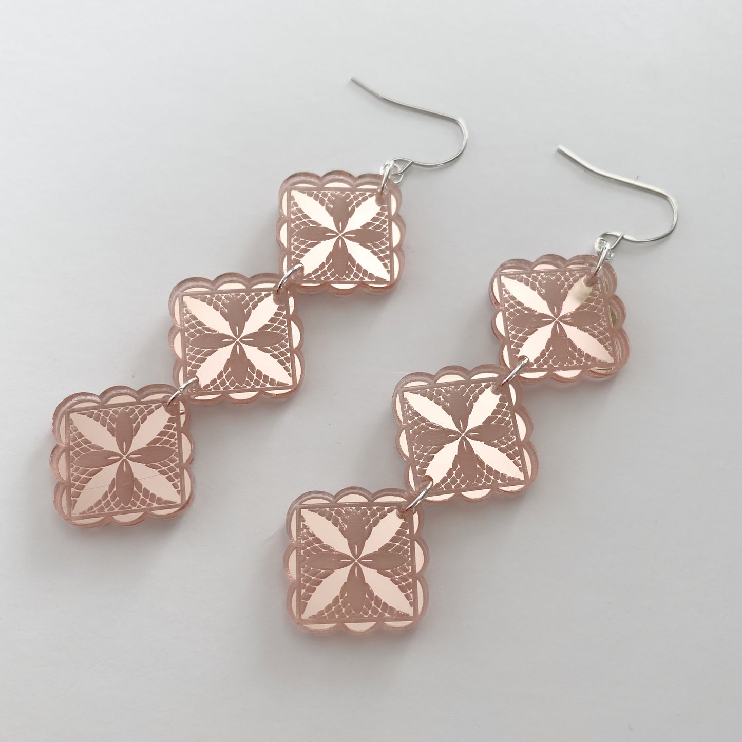 Siapo Triple Drop Earrings (Gold/RoseGold/Silver)