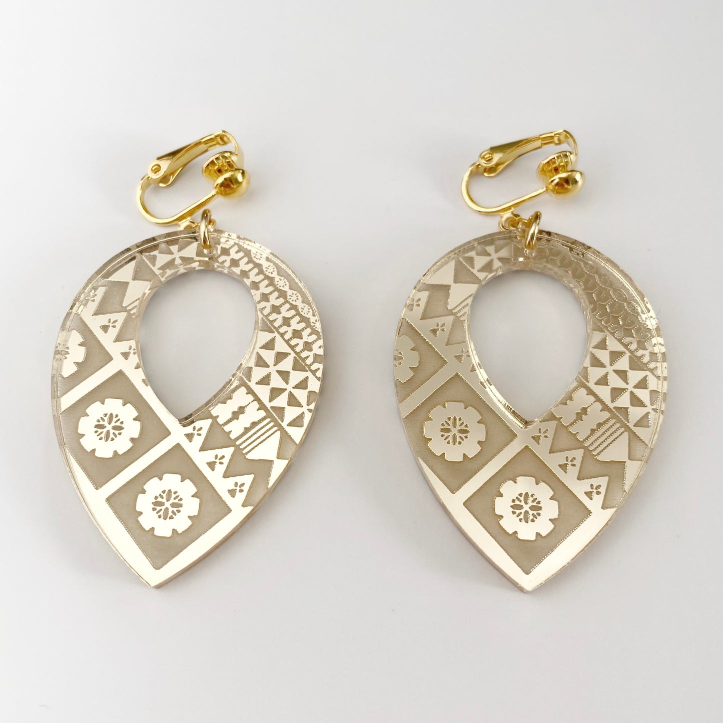 Iri Drop CLIP-ON Earrings