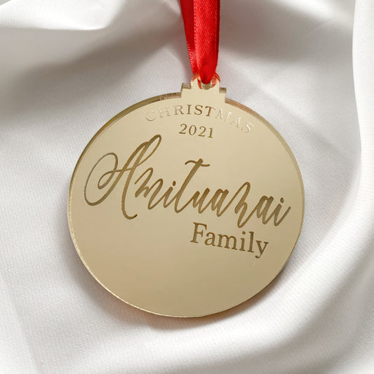 Engraved "Name" Ornament