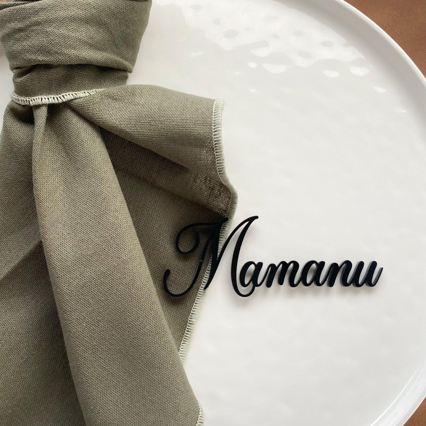 Personalised Place Settings