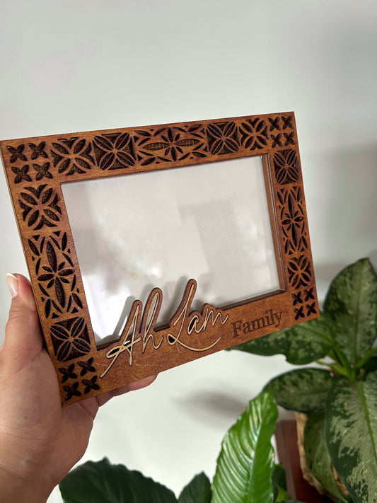 Personalised (Family) Name Photo Frame (5x7")