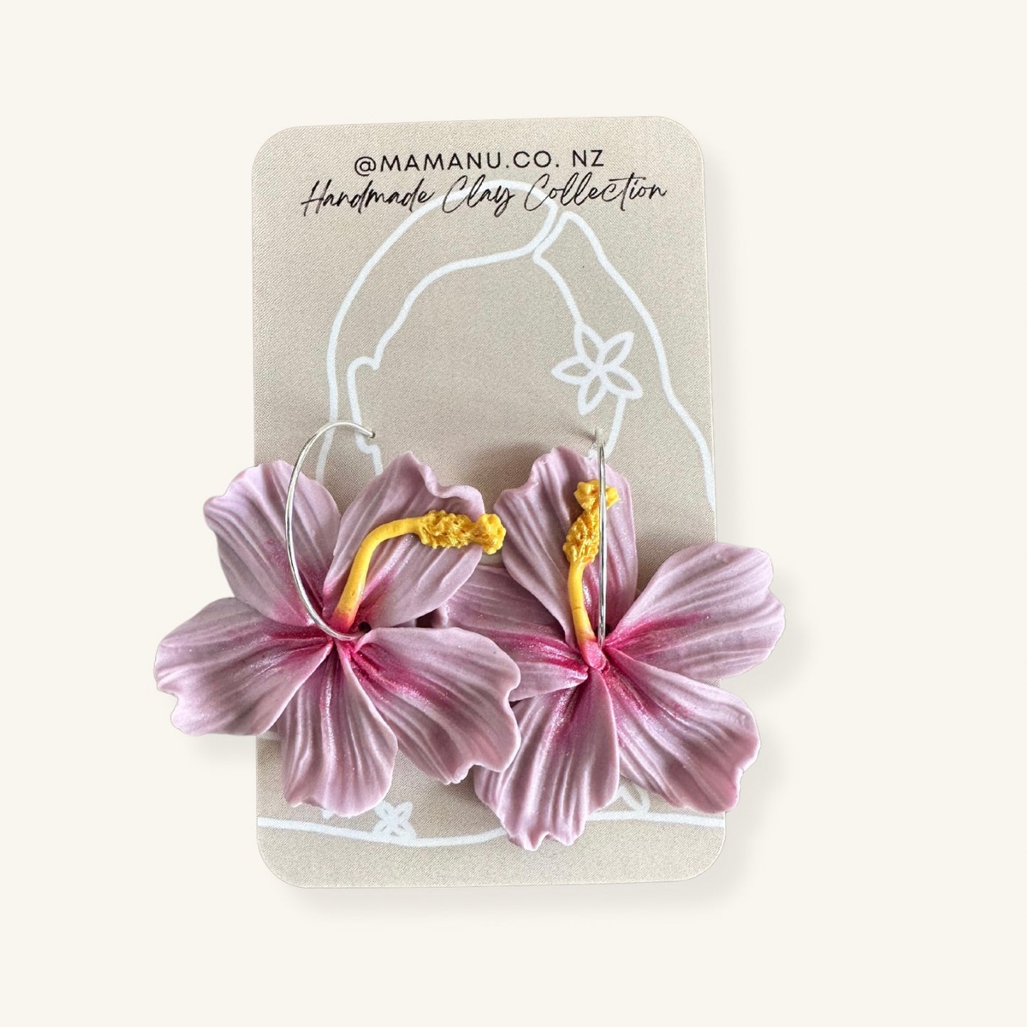 Clay Aute Earrings (Lilac)