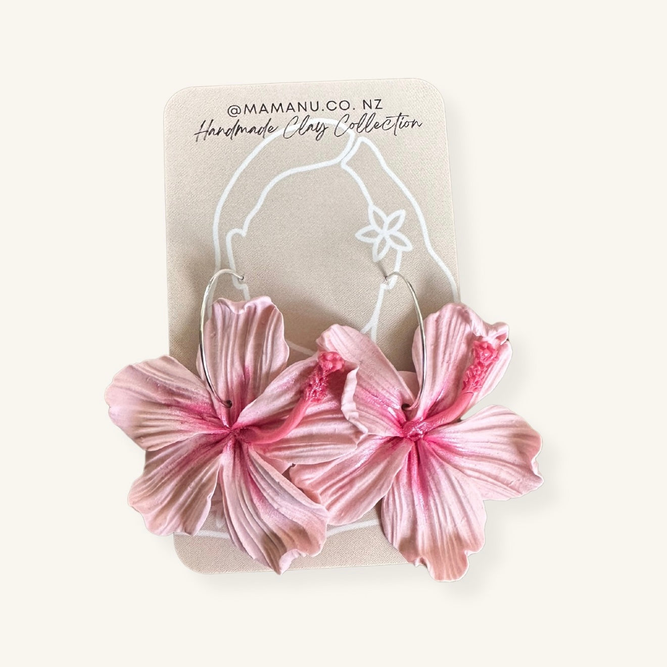 Clay Aute Earrings (Pink)