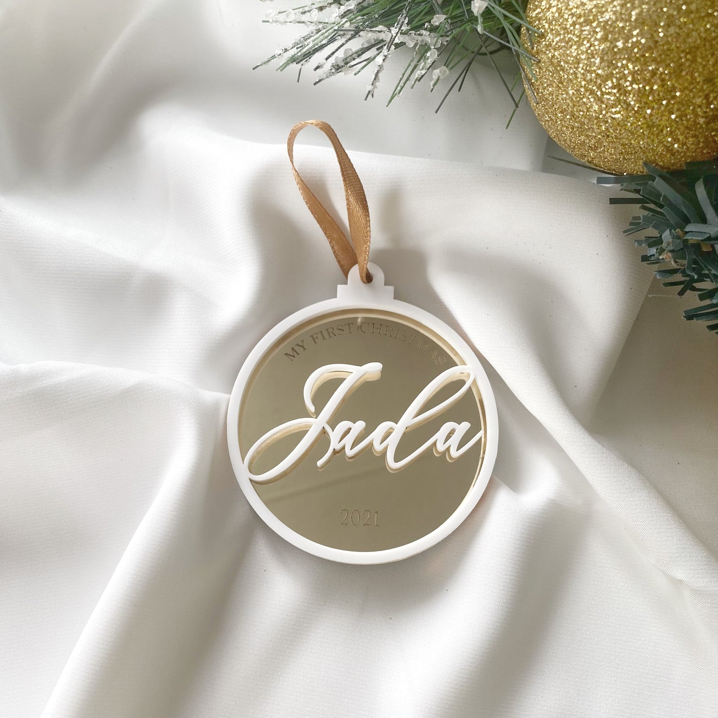 Layered "Name" Bauble