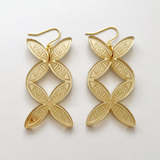 XL Tipani Statement Earrings (Gold)