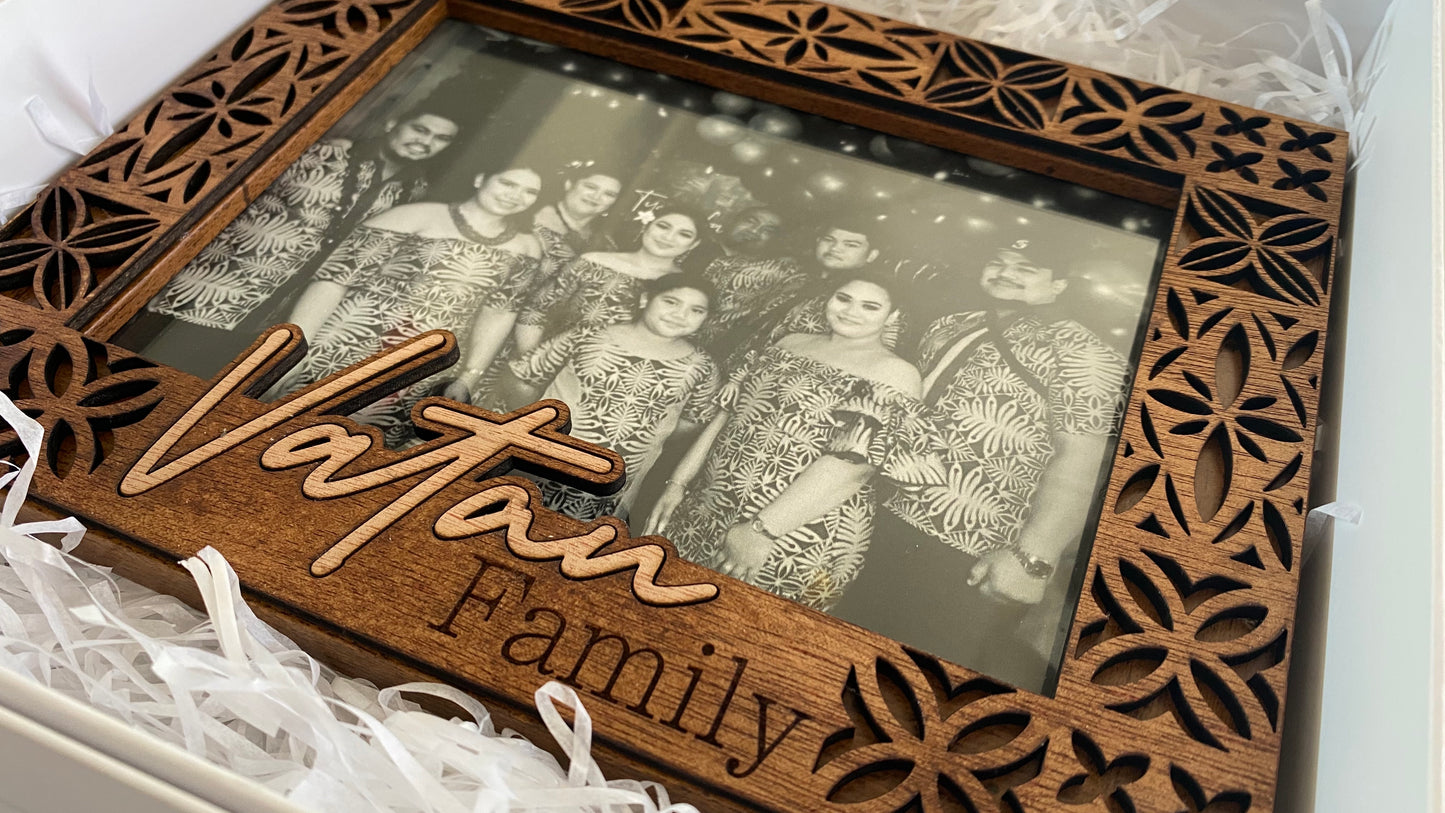 Personalised (Family) Name Photo Frame (5x7")