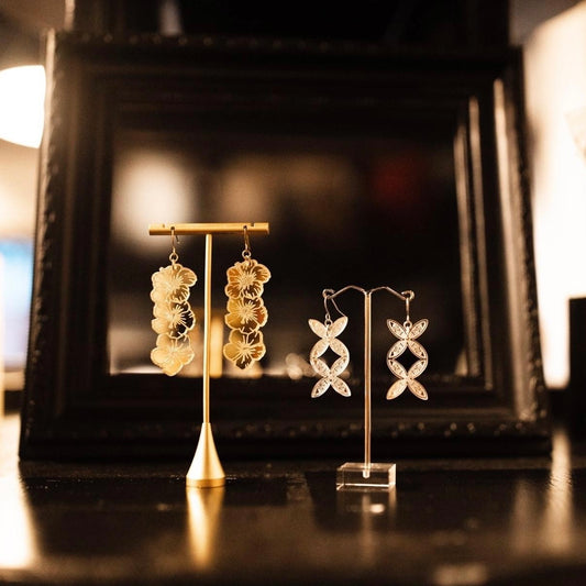 Aute Tolu Earrings (Gold/Rose Gold)